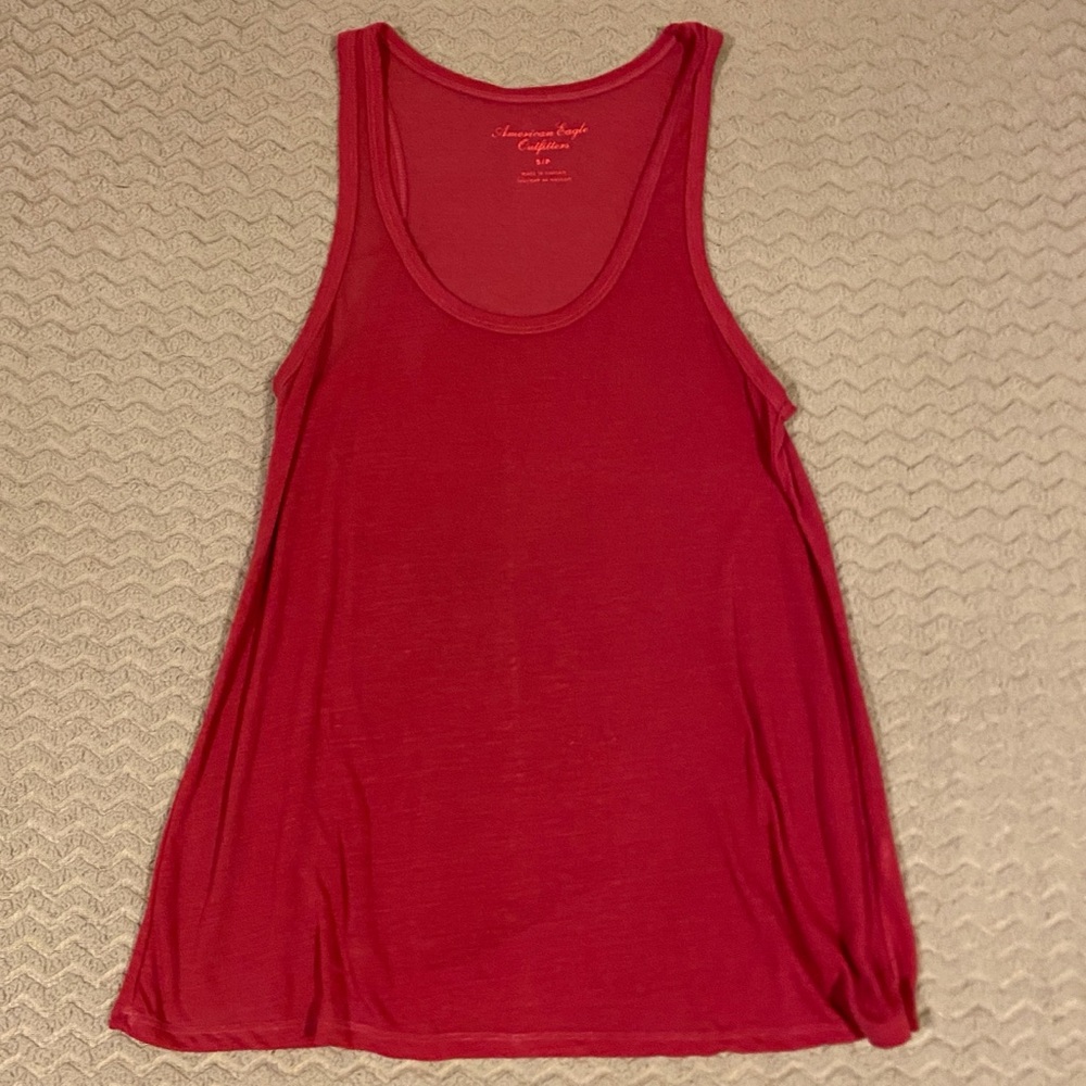 American Eagle Outfitters Vibrant Pink Tank Top